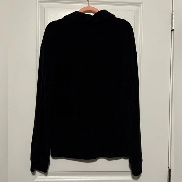 Disturbia Black Shirt with Mushroom Embroidery - Picture 2 of 5